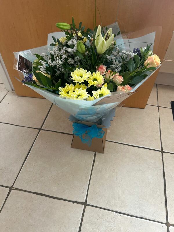 Flowers delivered to customer