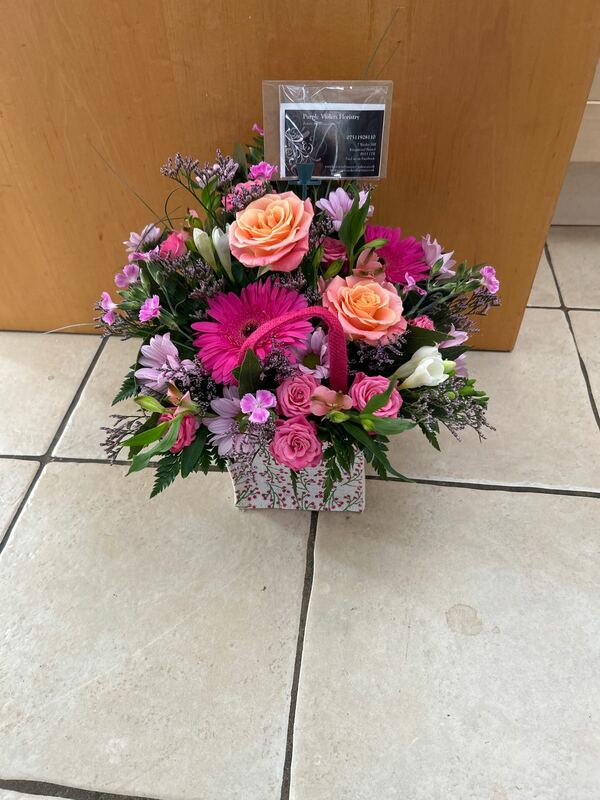 Flowers delivered to customer