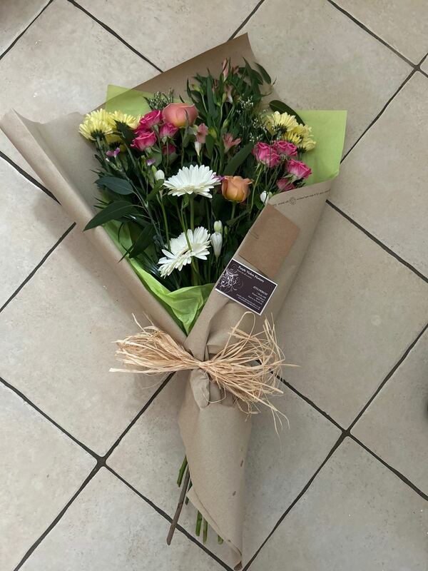 Flowers delivered to customer
