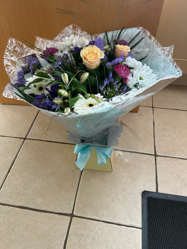 Flowers delivered to customer