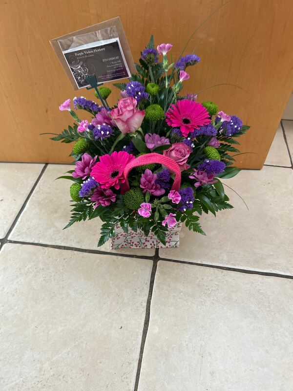 Flowers delivered to customer