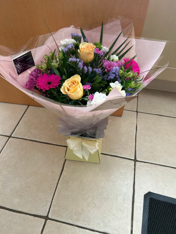 Flowers delivered to customer