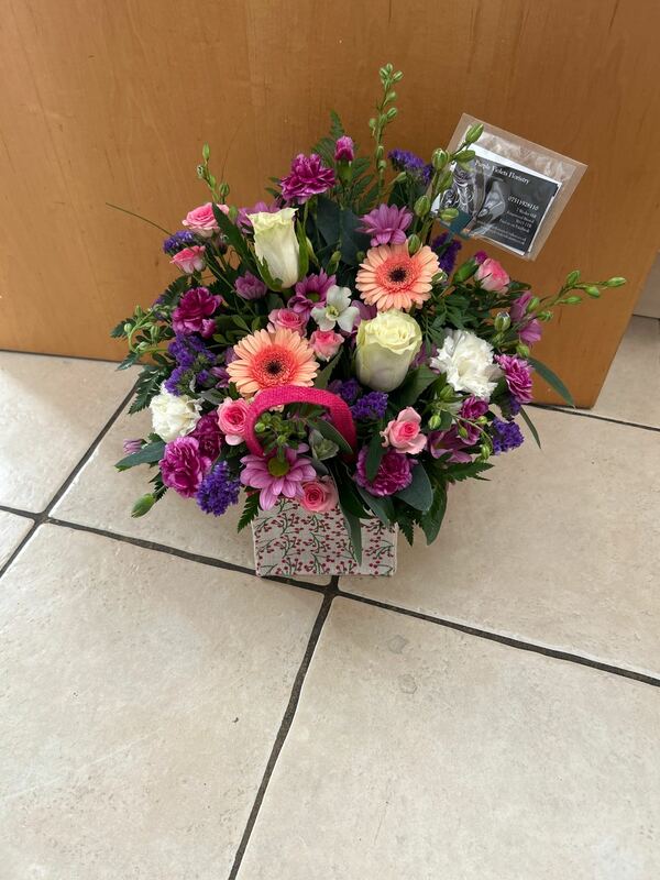Flowers delivered to customer