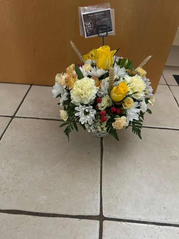 Flowers delivered to customer