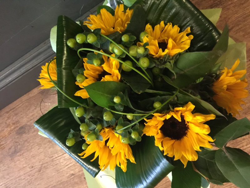 Flowers delivered to customer