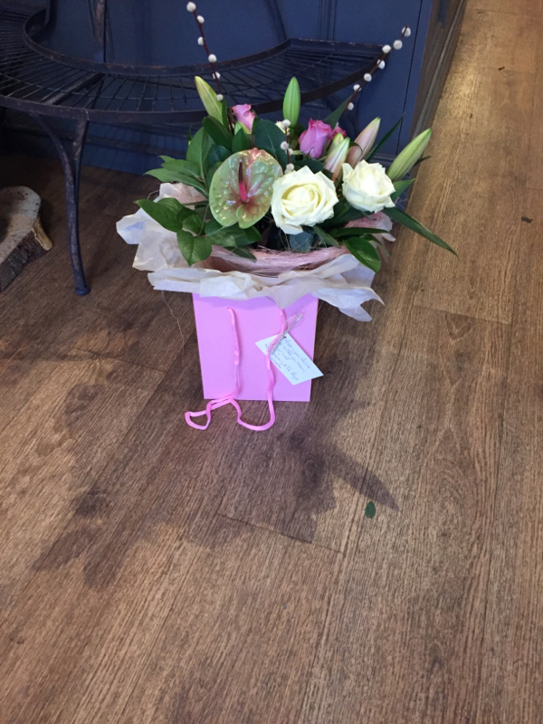 Flowers delivered to customer