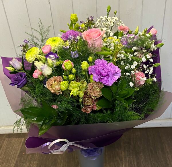 Flowers delivered to customer