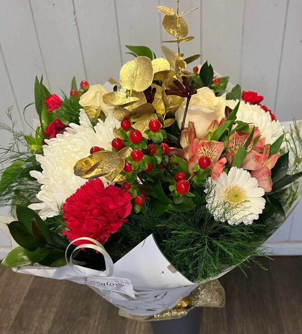 Flowers delivered to customer