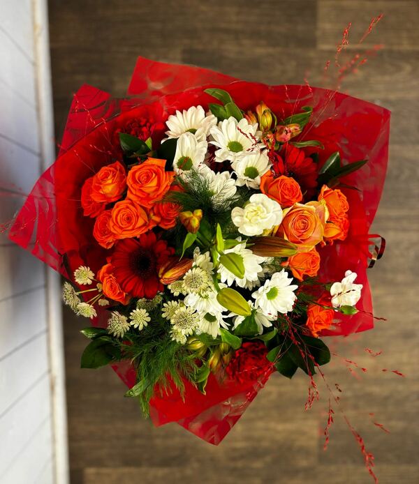 Flowers delivered to customer