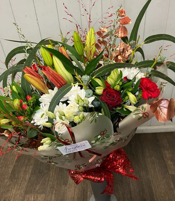 Flowers delivered to customer