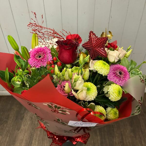Flowers delivered to customer