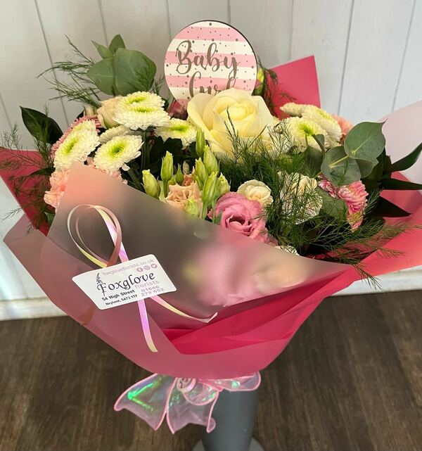 Flowers delivered to customer