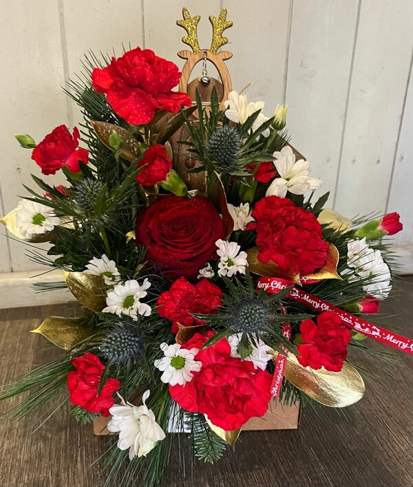 Flowers delivered to customer
