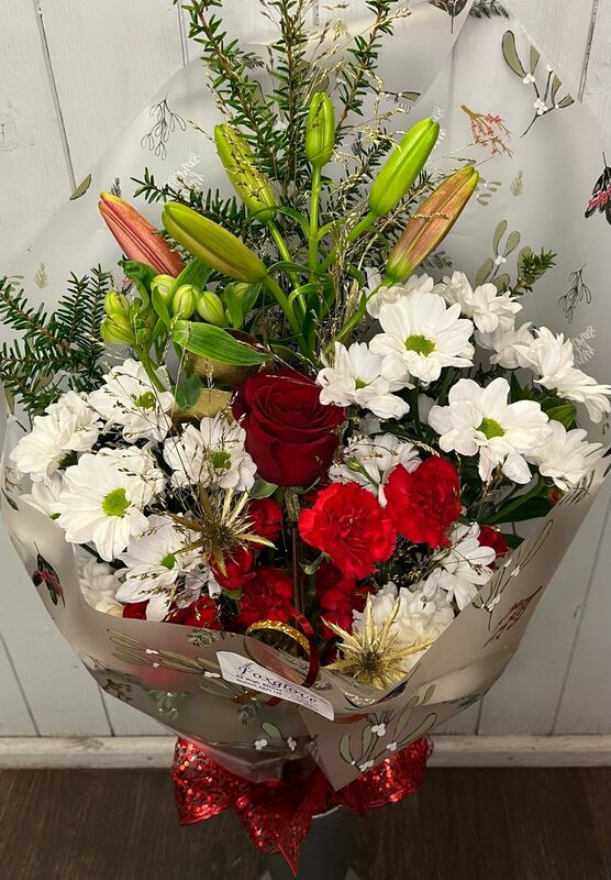 Flowers delivered to customer