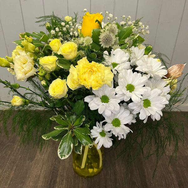 Flowers delivered to customer