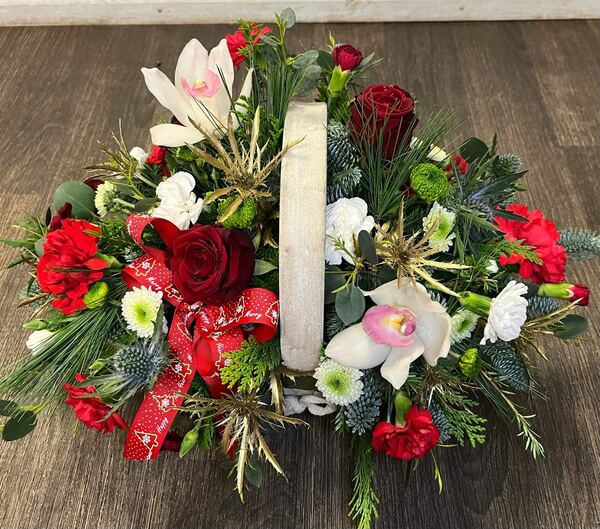 Flowers delivered to customer