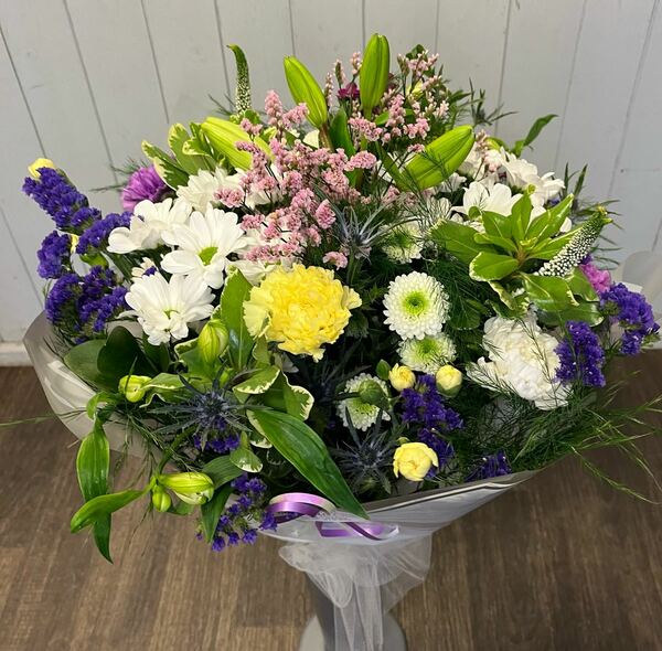 Flowers delivered to customer