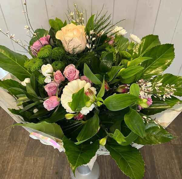 Flowers delivered to customer