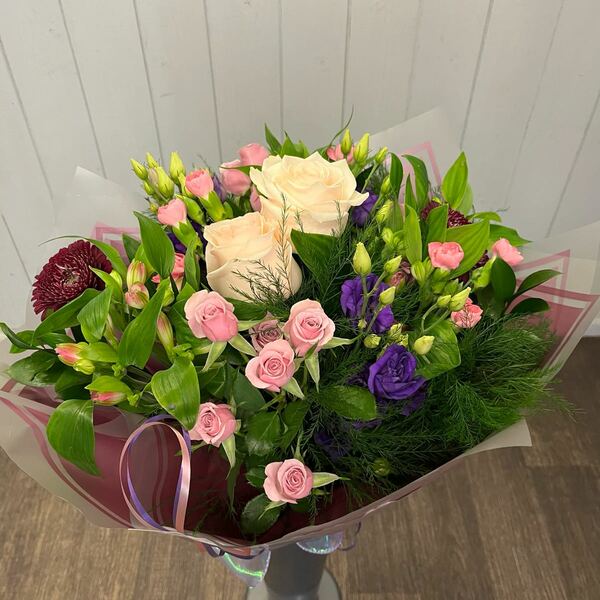 Flowers delivered to customer