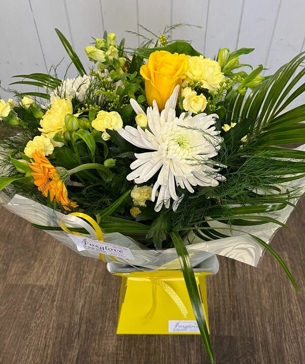 Flowers delivered to customer