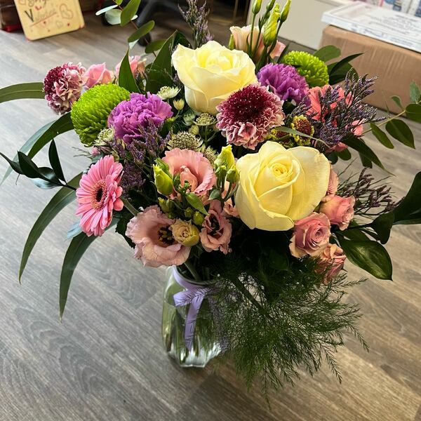 Flowers delivered to customer