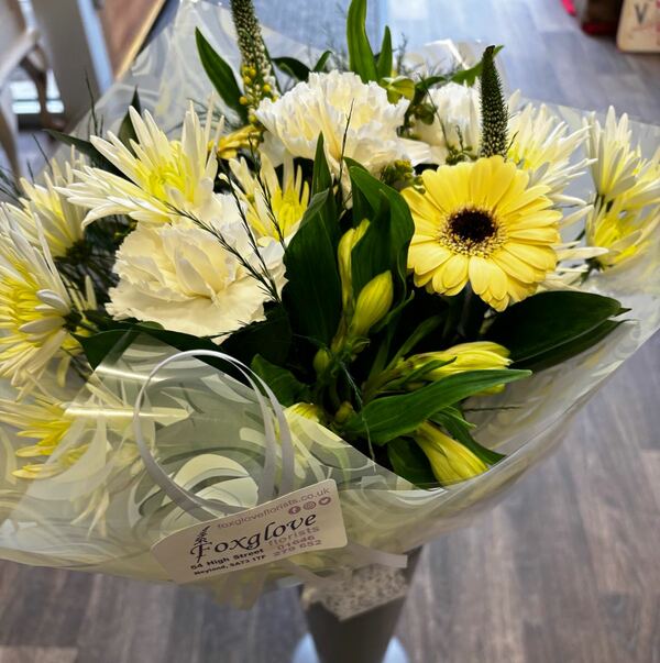 Flowers delivered to customer