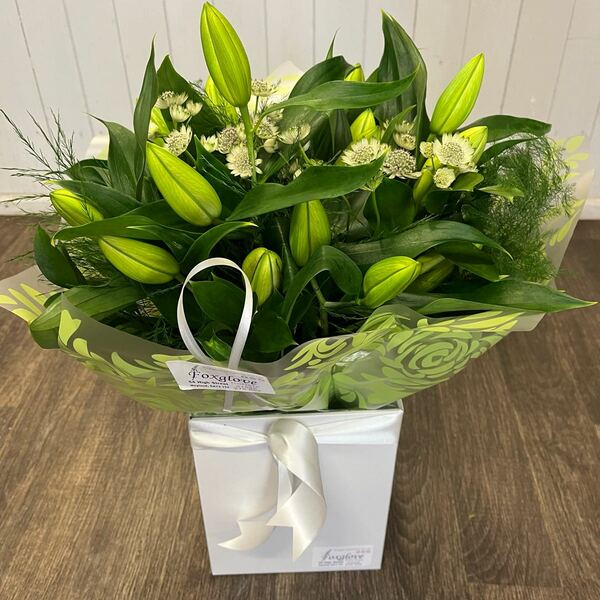Flowers delivered to customer