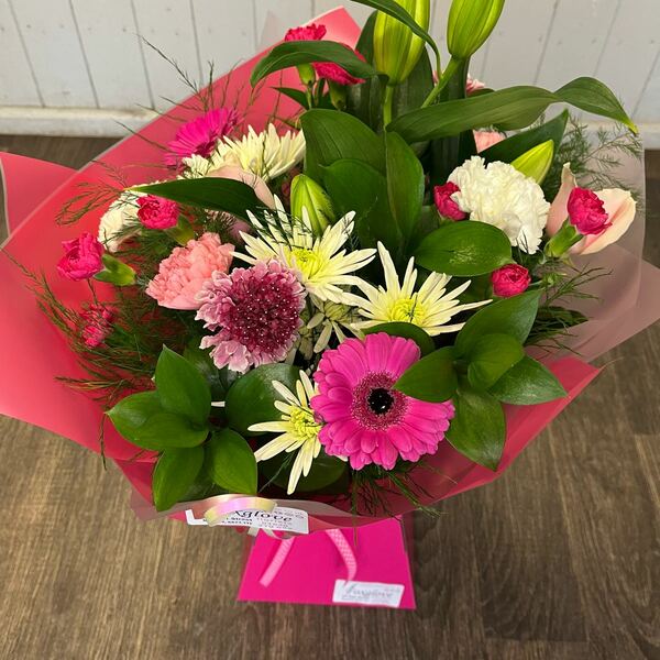 Flowers delivered to customer