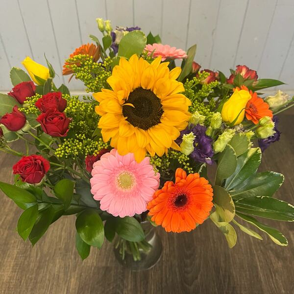 Flowers delivered to customer