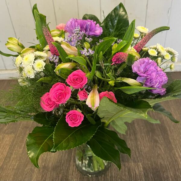 Flowers delivered to customer