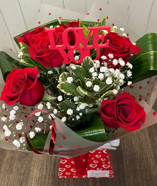 Flowers delivered to customer