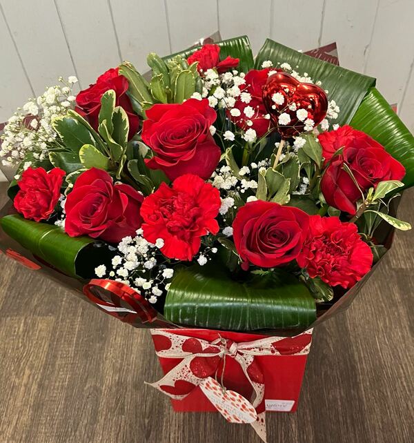 Flowers delivered to customer