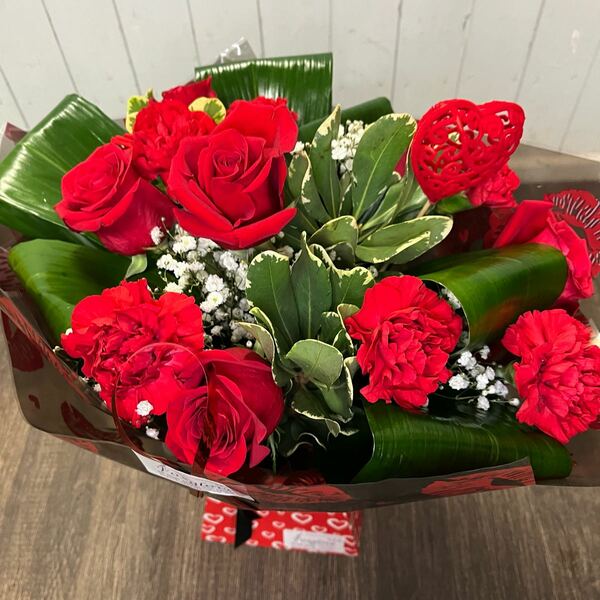 Flowers delivered to customer