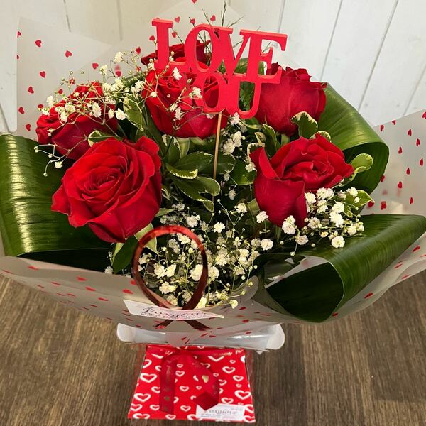 Flowers delivered to customer