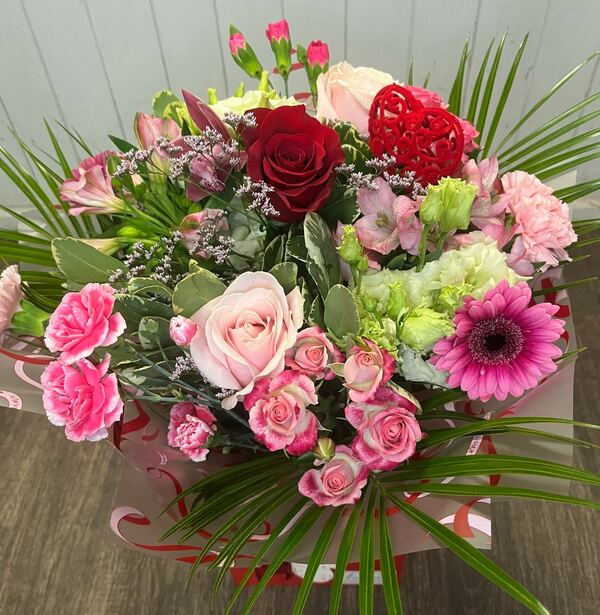 Flowers delivered to customer