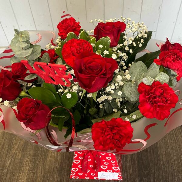 Flowers delivered to customer