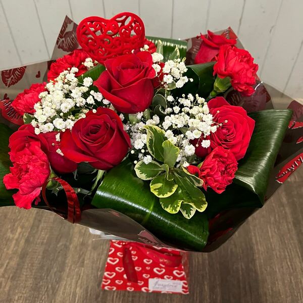 Flowers delivered to customer