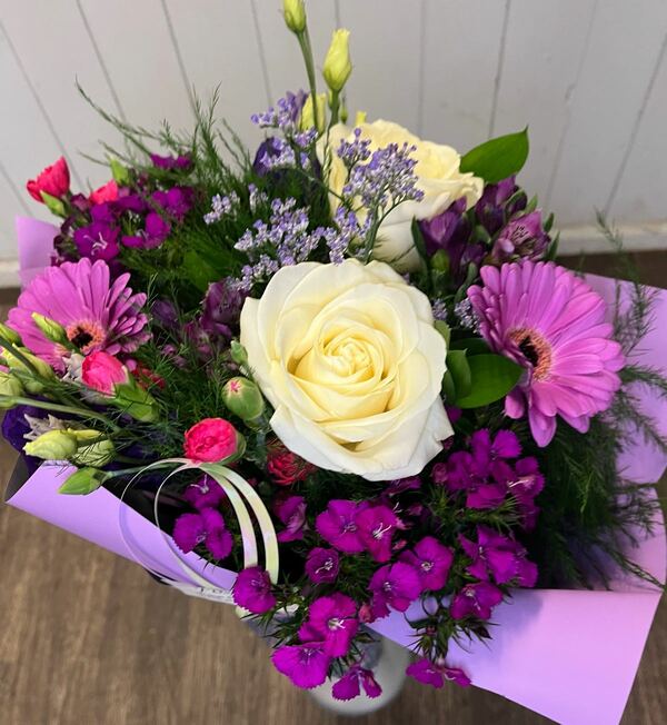 Flowers delivered to customer