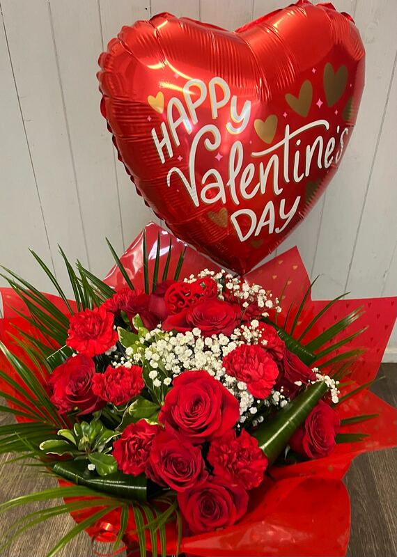 Flowers delivered to customer