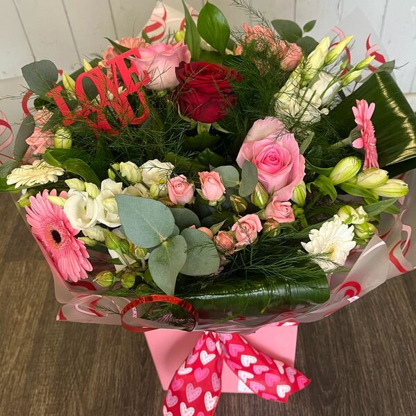 Flowers delivered to customer