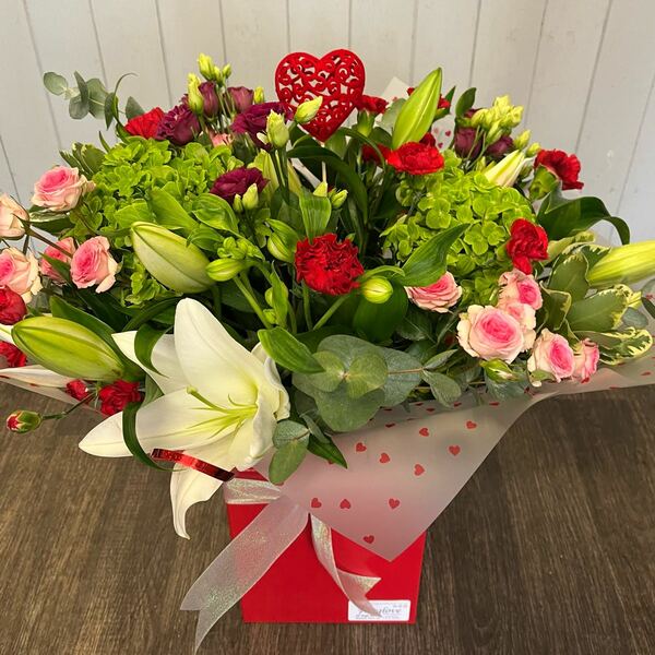 Flowers delivered to customer