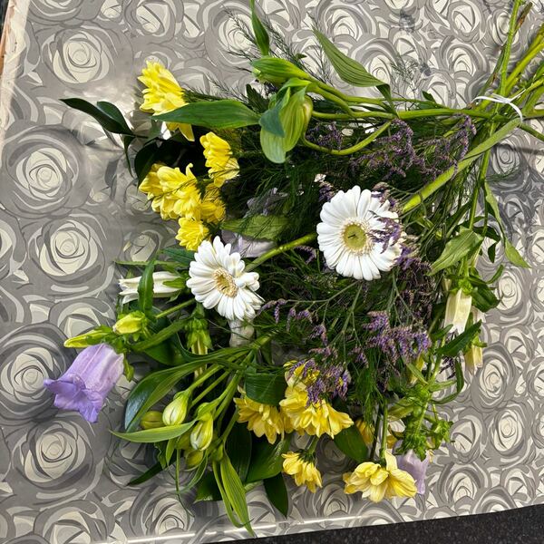 Flowers delivered to customer