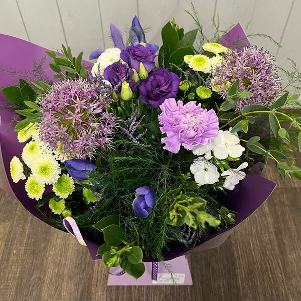 Flowers delivered to customer