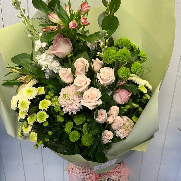 Flowers delivered to customer