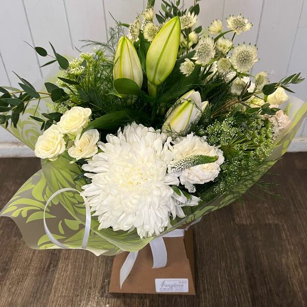 Flowers delivered to customer