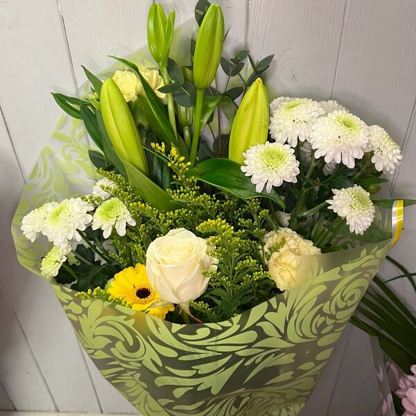 Flowers delivered to customer