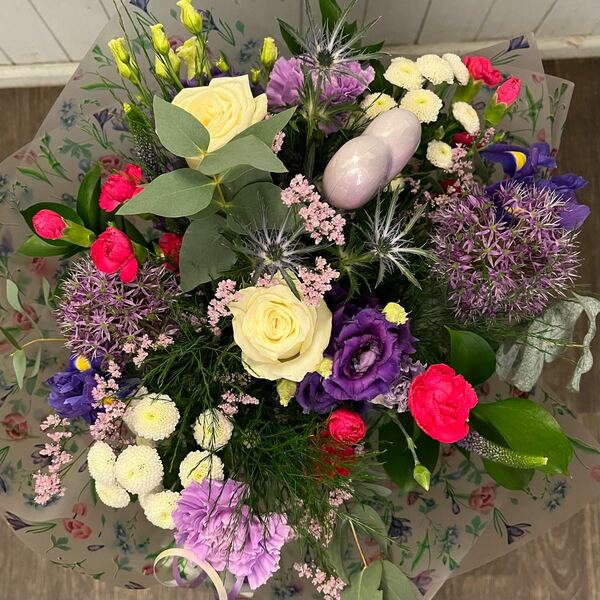 Flowers delivered to customer