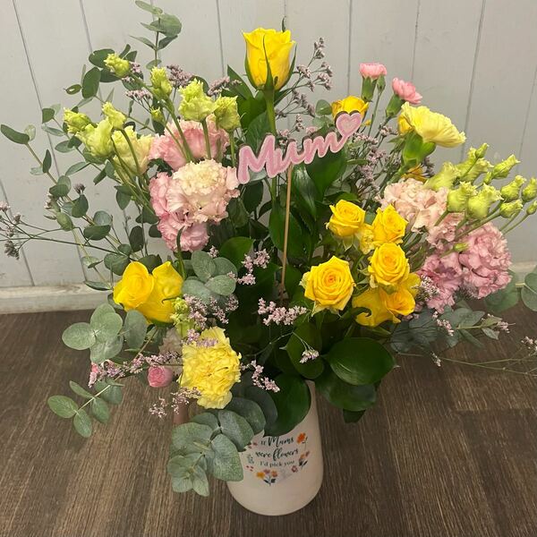 Flowers delivered to customer