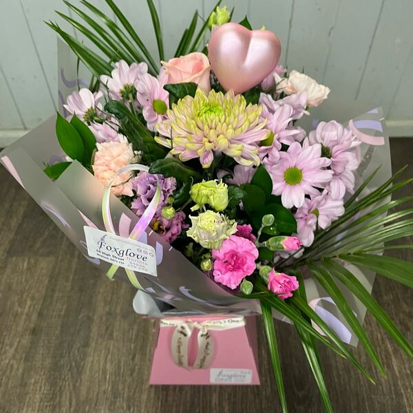 Flowers delivered to customer