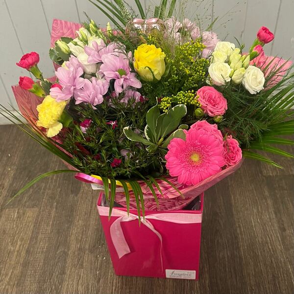 Flowers delivered to customer